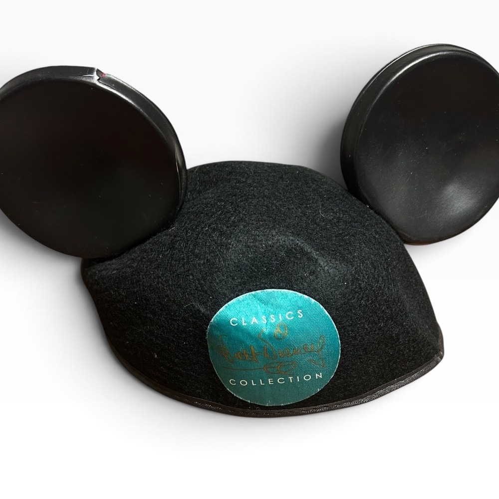 Vintage Walt Disney Classics Collection Mickey Mouse Felt Ear Hat Adult Jacobson
